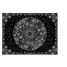 Tapiserie de perete cu medalioane florale, decor de casă cu mandala boemă, material textil din poliester ecologic pentru decorarea dormitorului (nu