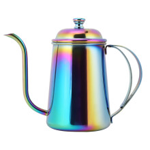 Fierbător de cafea cu turnare rapidă, abur de lapte din oțel inoxidabil cu mâner ergonomic, cioc unic pentru turnare precisă, design superb de