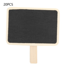 Etichette lavagna riutilizzabili, mini clip lavagna per un utilizzo versatile, targhette in legno per appunti personalizzati