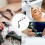 26cm Overhead Ring Light with Phone Mount, 10 Brightness Levels 5