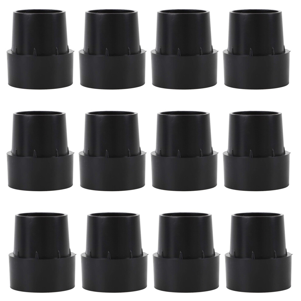 12Pcs/Set Trampoline Leg Cap No-Slip Feet Mat Cover Mute Children Jumping Bed Pipe Set Black 4851755674970