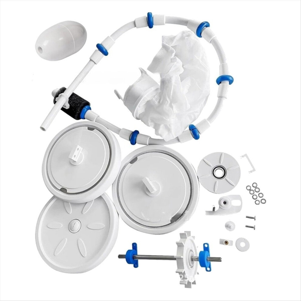 Pool Cleaner Tune Up Rebuild Kit For Polaris 180 280 Includes Wheels, Tires, Shaft, Bearings, Bag, Hose 4851755666722