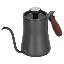 Kaffetrakterkjele med svanehalsutløp, vannkoker i rustfritt stål for dryppkaffetraktere, vannkoker med trehåndtak, rustbestandig kaffetrakter for