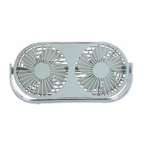 (GREEN) Double Head Fan 360 Adjustable Usb Mini Aromatherapy Fan