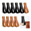 10Pcs Leather Curtain Rod Holder,Leather Bracket,PU Loop Strap for Wood Rod,Strap Wall Hooks 2