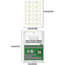 (2 x 36Pcs-2 Size) Acne Pimple Patch,invisible Hydrocolloid Acne Patch For Blemishes And Zits Cover, Spot Stickers For Face And Body