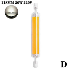 (D) LED R7S 78mm High Powerful Spotlight 118mm Bulb 110V COB-Lamp 220V Z6Z