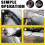 Conjunto de 75 varetas de solda de plástico de 13 polegadas com malha de aço inoxidável, tiras para reparos de para-choques de carros e caiaques. 5
