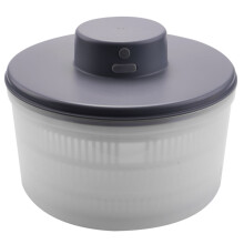 Elektrische Salatschleuder – Salat- und Gemüsetrockner, USB-aufladbar, Schnelltrocknende Schüssel für Salat und Obst