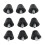 12 PCS Football Shoe Replacement Spikes 16mm Studs for 5MM Threaded 3