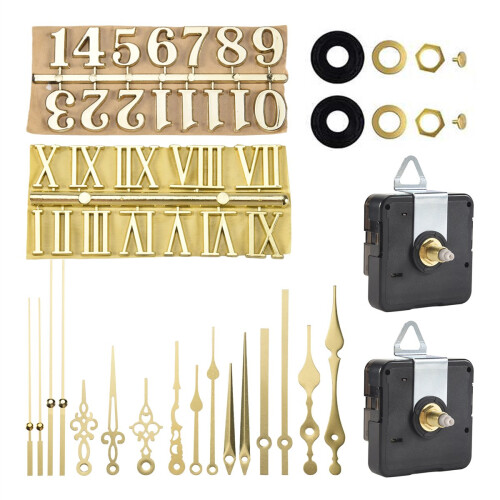 Clock Mechanism Silent Quartz Movement Machine Wall Hands Pointer Set for Replacing Replacement Parts 2