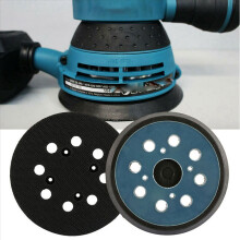 2 Stück 8-Loch 125 mm Klett-Schleifteller für Makita Exzenterschleifer, Porter Cable Backup Stick-on-Schleifscheiben