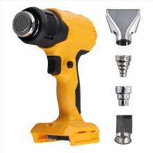 Pistola de ar quente portátil sem fio para bateria Makita 20V, com temperatura ajustável e capacidade de encolhimento.