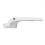 Window Handle, for Windows, White, Universal Flat Key Lock, Double Glazing 2