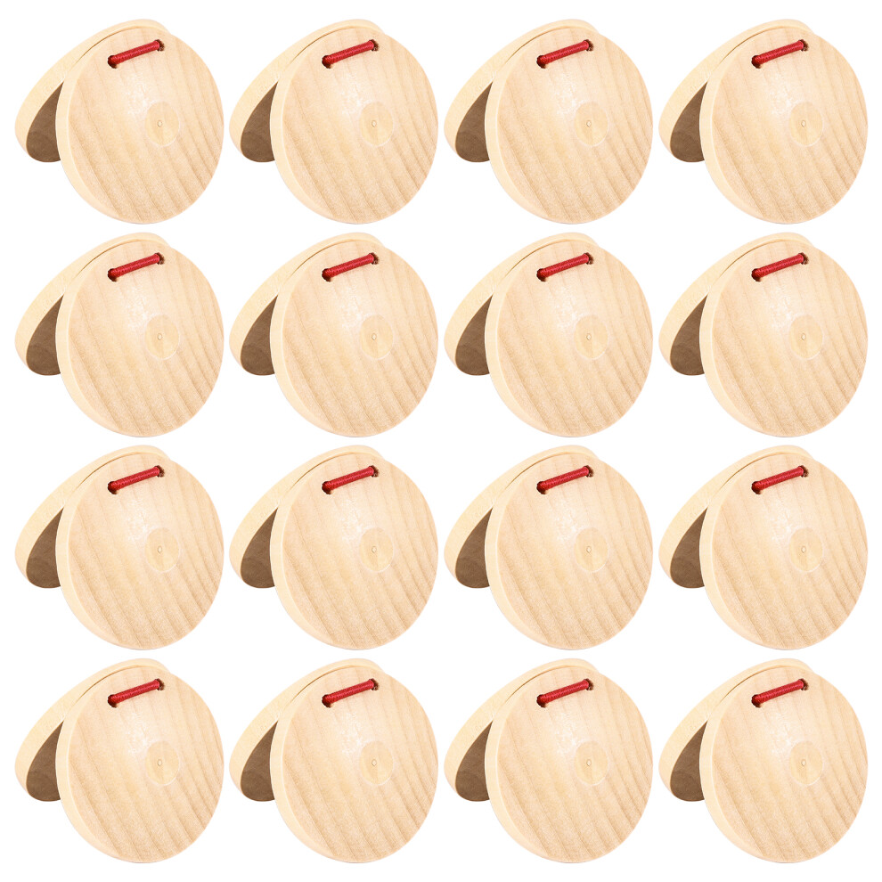 Musical Castanets Instrument Wooden Finger Percussion Rhythm Music 4851755675090