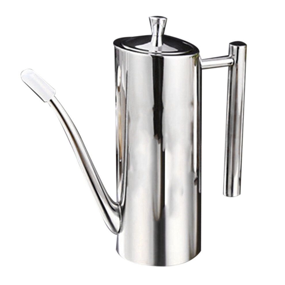 700Ml Stainless Steel Olive Oil Bottle Vinegar Dispenser Sauce Batcher Can Pots Container 4851755672051