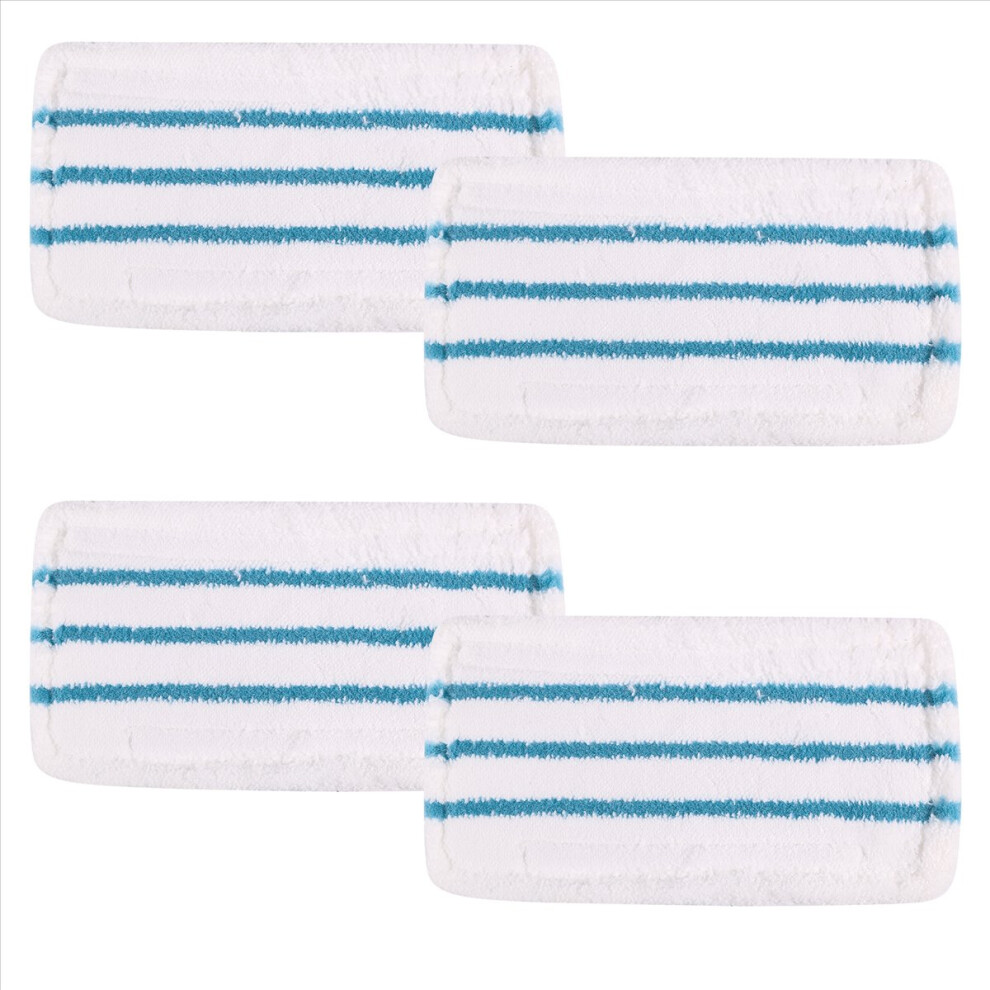 4Pcs Steam Mop Replacement Clean Washable Cloth Pad Microfiber Cover For &Decker Fsm1610/1630 Black 4851249037588