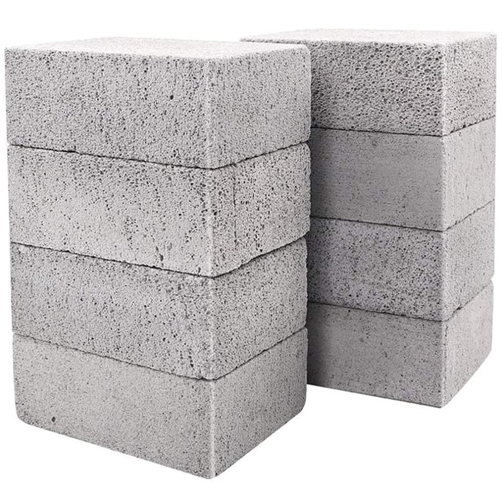 8 Pack Grill Griddle Cleaning Brick Block Pumice Stones For Removing Bbq Grills, Racks, Flat Top Cookers, Pool 4851755670323