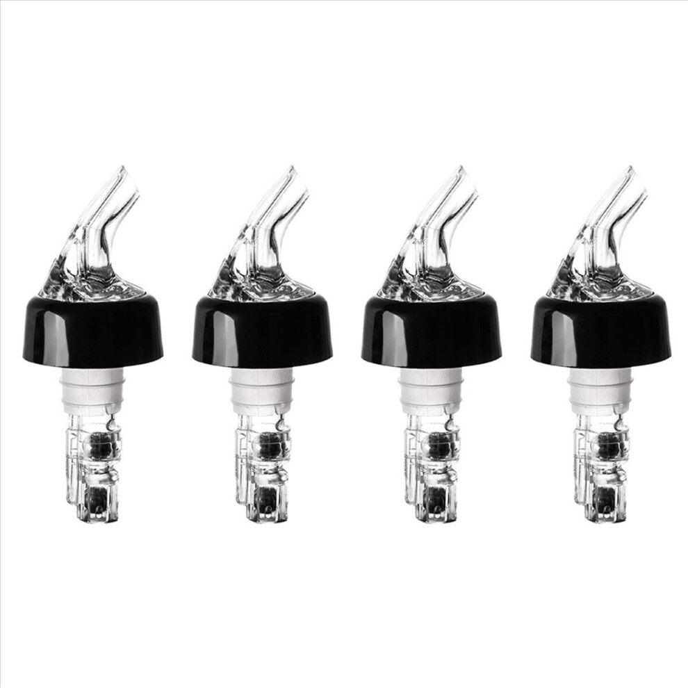 4X Automatic Measured Bottle Pourer Plastic Wine Clear Quick Measure Whisky Liquid Liquor Cocktail Dispenser 4851755671245