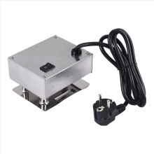 Churrasqueira elétrica giratória para carnes pesadas com motor de metal, voltagem 220V-240V