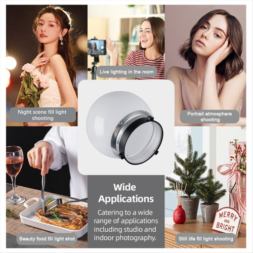 6inch Soft Light Ball for Photography Translucent Diffuser Flash Advertising Art 2