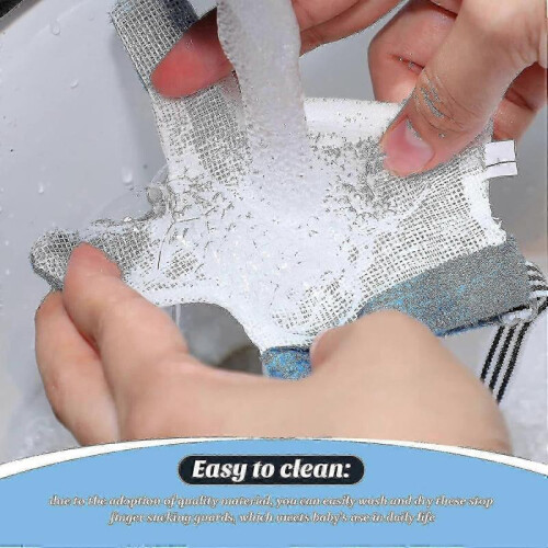 (s, blue) 2 Ps Stop Thumb Suc Finr Able Infant 2