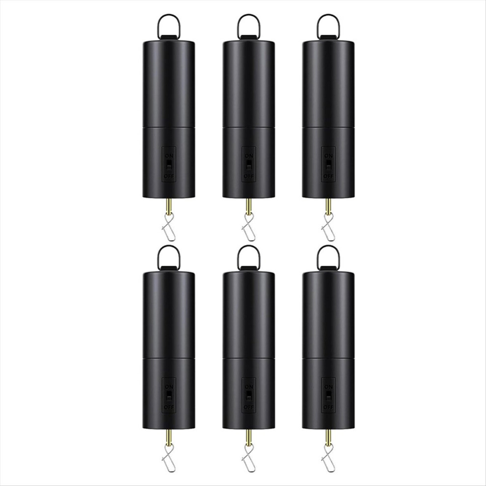 6 Pcs Ornament Spinner Battery Operated Wind Motor Disco Ball Hanging Rotating 4851249031876