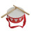 Conjunto de Caixa de Tambor Infantil de Madeira com 20 cm (8 polegadas) para Desenvolvimento do Ritmo - Brinquedo de Percussão para Crianças 1