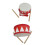 Conjunto de Caixa de Tambor Infantil de Madeira com 20 cm (8 polegadas) para Desenvolvimento do Ritmo - Brinquedo de Percussão para Crianças 2