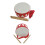 Conjunto de Caixa de Tambor Infantil de Madeira com 20 cm (8 polegadas) para Desenvolvimento do Ritmo - Brinquedo de Percussão para Crianças 5