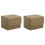 2X Card Box Side-Loading Deck Case for Mtg Yugioh Binder Holder 100+,Sand Color 1