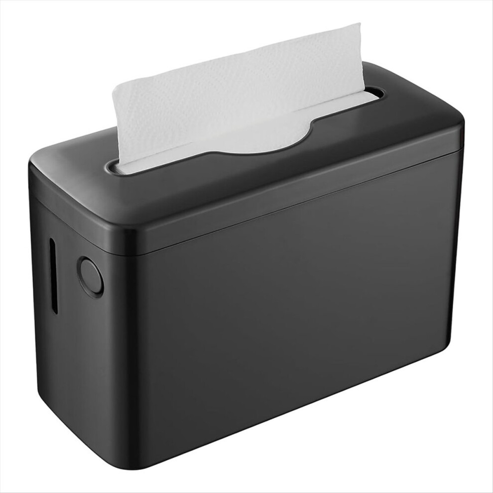 Paper Towel Dispenser Countertop,Bathroom Hand Commercial Multifold Trifold Towels Black 4851249031951