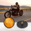 unidades de refletor redondo laranja de 2 polegadas, universal para motocicleta, quadriciclo e motocross. 1