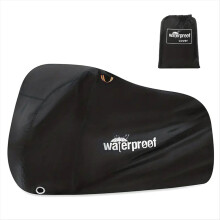 Funda para bicicleta para 1 o 2 bicicletas, impermeable, para exteriores, resistente a la lluvia, al sol, a los rayos UV, al polvo y al viento.