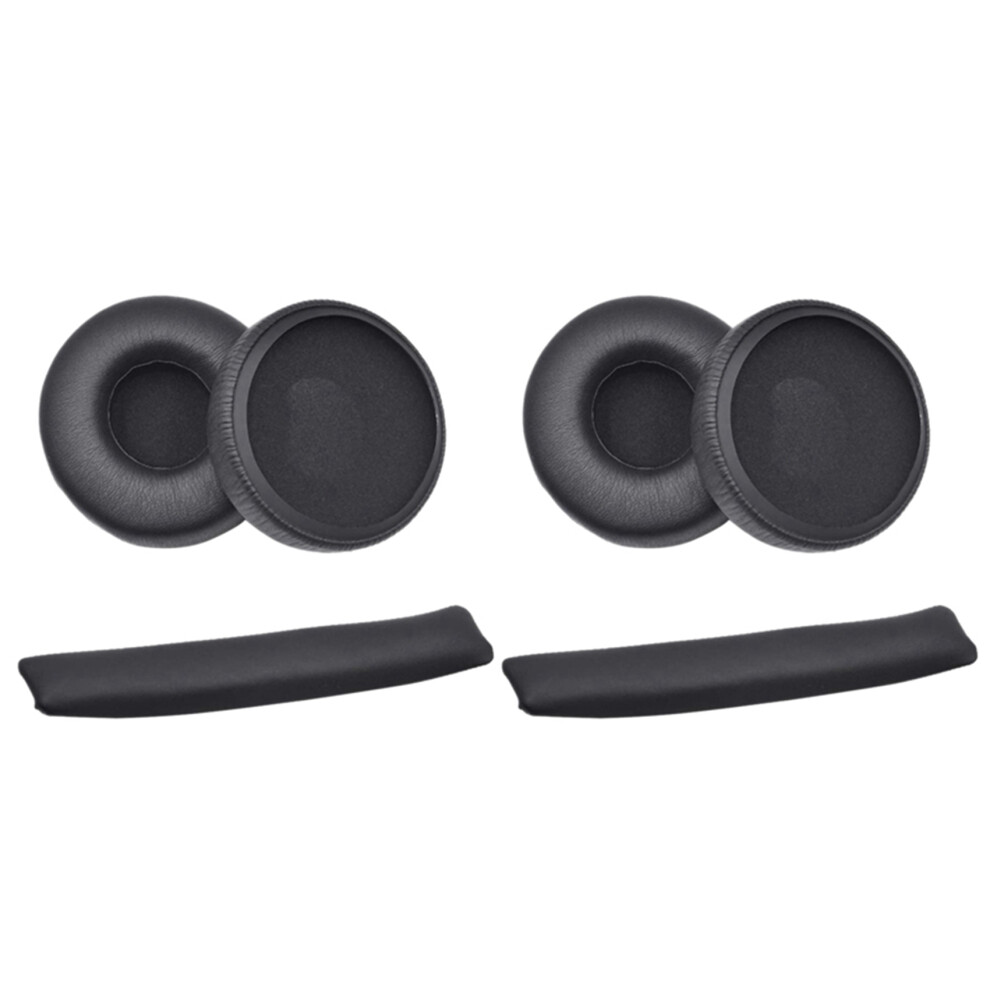 Earpads Cushion Cover Leather Headband Replacement Head Beam For Jbl Synchros E40bt E40 Bluetooth Headphones 2 Set 4851249052161