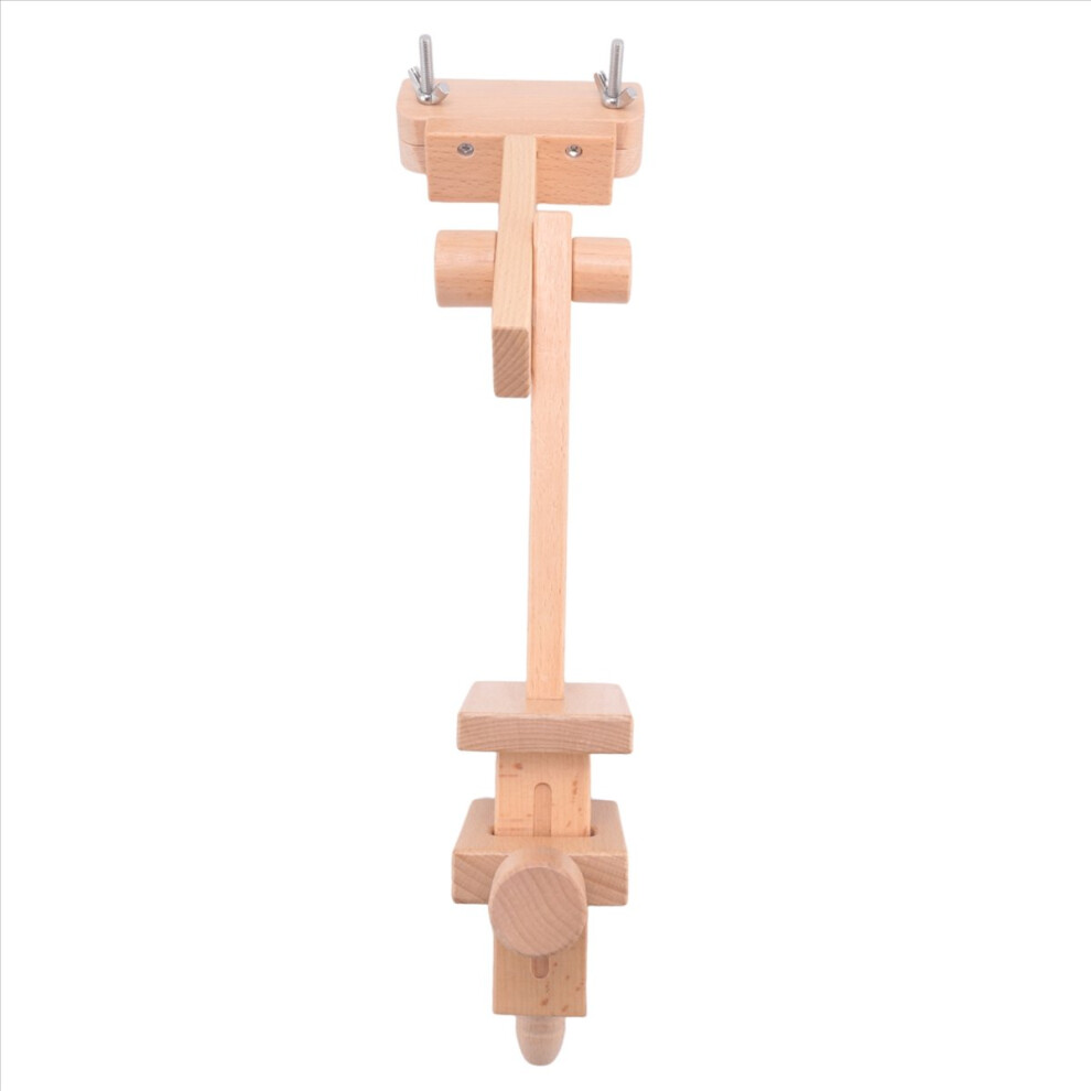 Wooden Embroidery Hoop 360 Degree Rotation Adjustable Desktop Stand Cross Stitch Rack,Frame Crosstitch,Embroidery Holder 4851249059412
