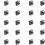 20 τεμάχια στιγμιαίος διακόπτης αφής 6x6x5mm με 2 ακίδες DIP μέσω οπής 3