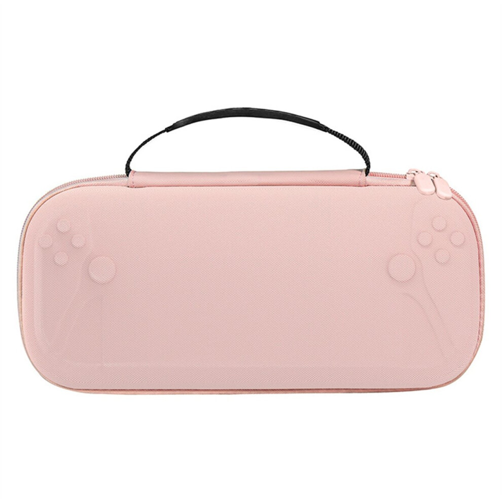For Ps5 Portal Carrying Case Pu Leather Protective Travel Bag, Shockproof, Anti-Scratch For Playstation Pink 4851249055230