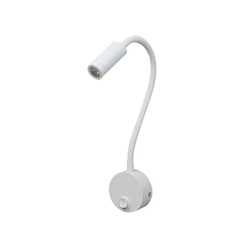 3W Wall Mounted Reading Flexible Gooseneck Led Sconce Lamp For Bedroom, Office, Workbench, Studio Light 4851249048553
