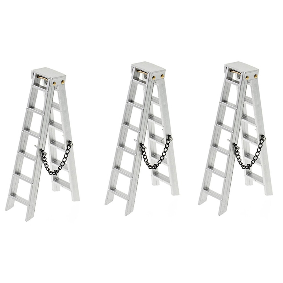 3X 1/10 Scale Accessories Mini Folding Ladder For 1:10 Rc Crawler Car Traxxas Trx4 Axial Scx10 Axi03007 Tamiya,100Mm 4851249050587