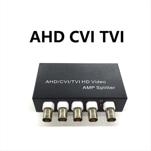Ομοαξονική κάμερα HD με σήμα 1 σε 4 εξόδους AHD/CVI/TVI Video Splitter, μαύρη 1