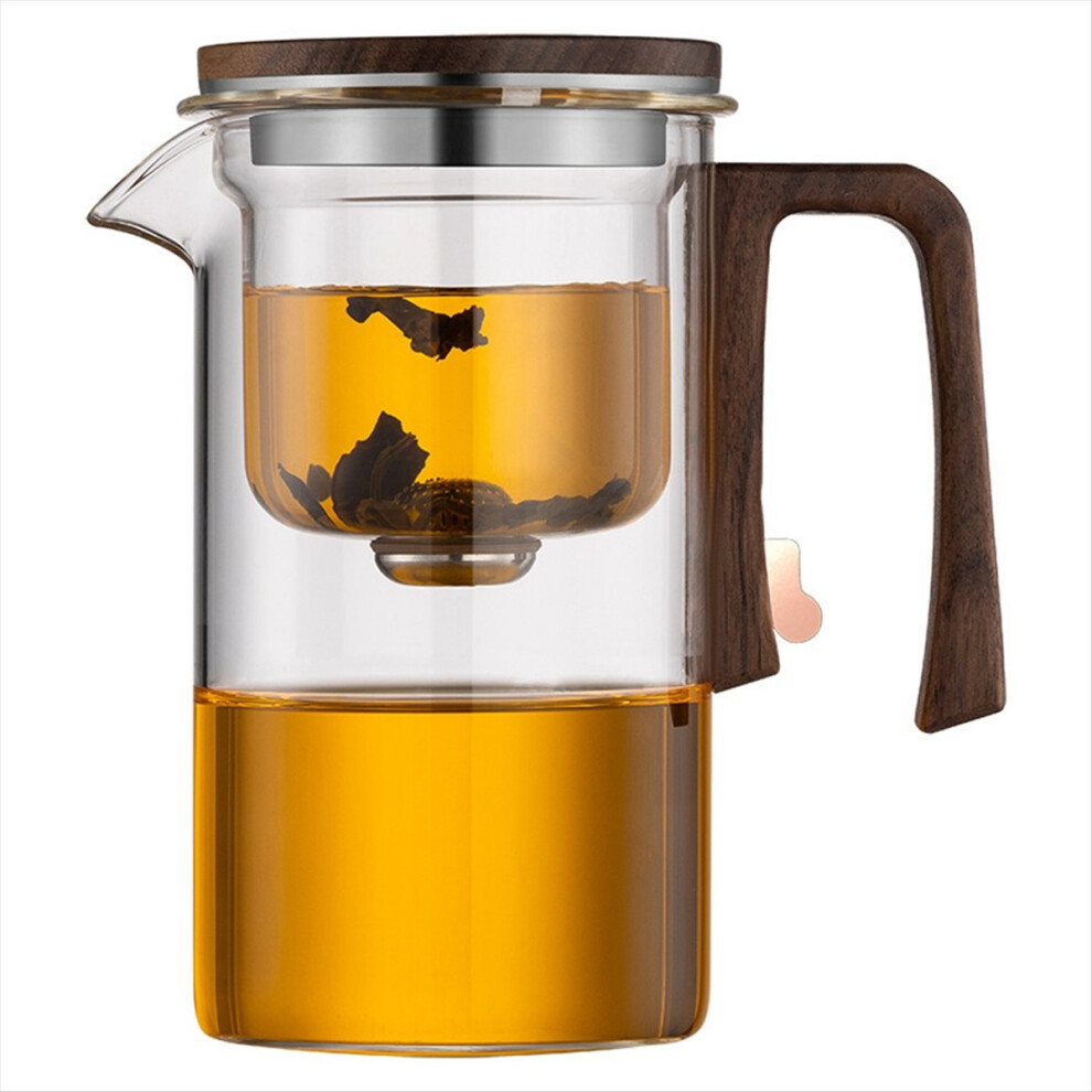 Magnetic Filtration Teapot - Automatic Tea Separation, Small Waist Design, Glass For Office Use 4851249067981