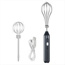 Batedeira elétrica de ovos, batedeira manual sem fio com 3 velocidades para confeitaria caseira.