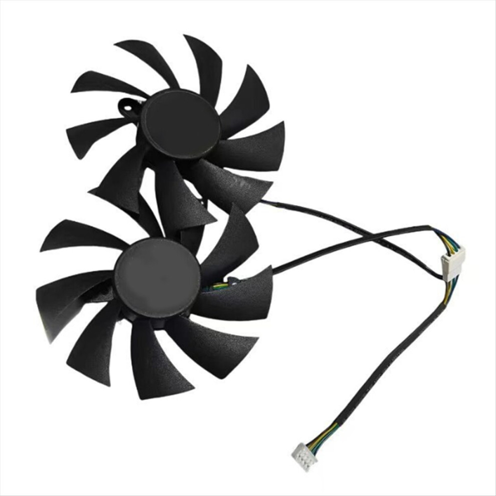 2Pcs 87Mm Ga92a2h Cooling Fan For Zotac Gtx 1660 Ti Rtx 2060 2070 Super Mini Video Card Cooler Gfy09215m12spa Black 4851249079472