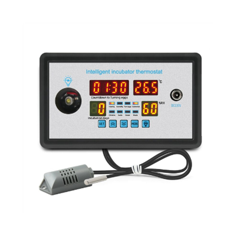 Smart Thermostat Digital Zfx-W9002 Temperature Humidity Control Incubator 360 Automatic Egg Turning 12V 4851249075016