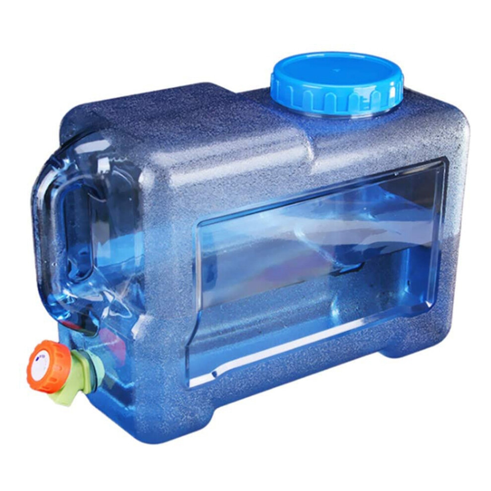 Water Canister With Tap And Handles,12L Camping Portable Bucket Car Container Lid For Outdoor Travel 4851249026322