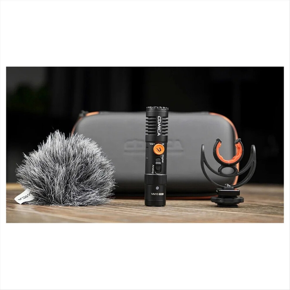 Comica Vm10 Pro Camera Shotgun Microphone With Shock Mount, For Iphone, Android And Dslr 4851249097391