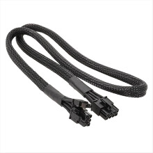 PCIe 8-Pin auf 6+2-Pin Stromkabel für modulare Netzteile (GPU 8-Pin, Netzteil 6-Pin) für Corsair AXi, HXi, RMi, RMX, RM, SF, CS-M und CX-M Serie