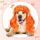 B Pet Wigs Γάτες και σκύλοι Αστεία Cosplay Headwear με ρυθμιζόμενες ελαστικές ταινίες 4