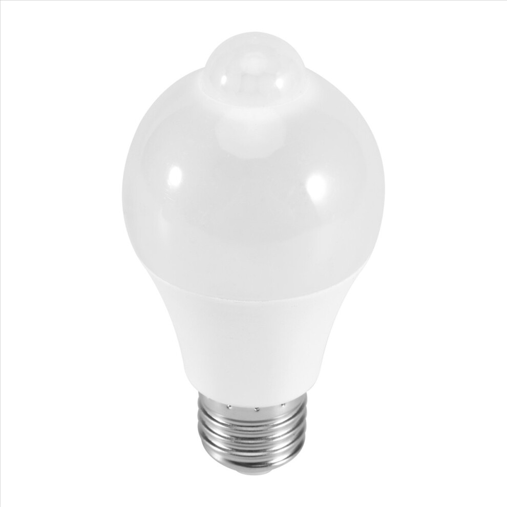85-265V E27 Pir Motion Sensor Lamp 12W Bulb With Infrared Detector Security Light/White 4851249091139